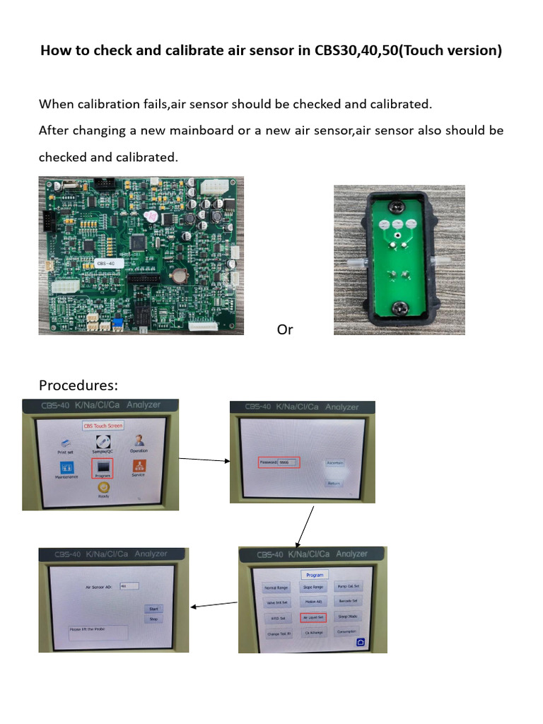 Servomex 2700 Air Sensor Calibration Guide | PDF