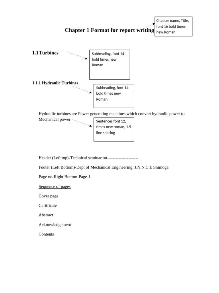 Report Writing Format Guidelines | PDF