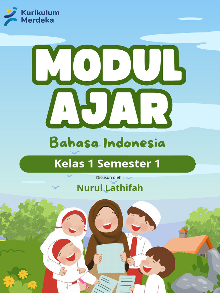 Modul Ajar Bahasa Indonesia Kelas 1 | PDF
