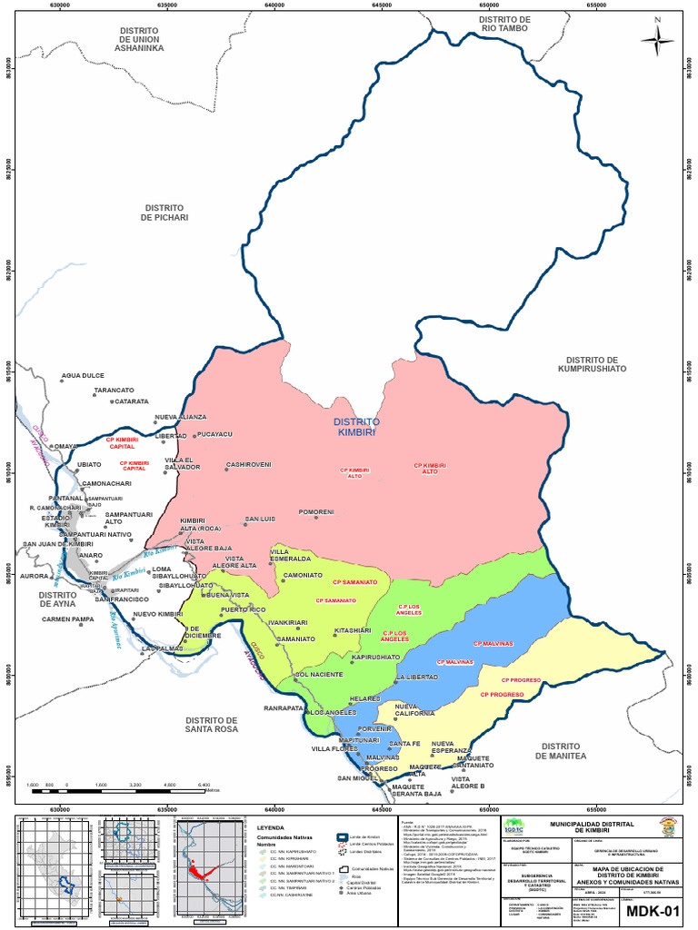 Mapa Anexos Centros Poblados | PDF