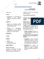 Informe de Fundicion (Moldeo)