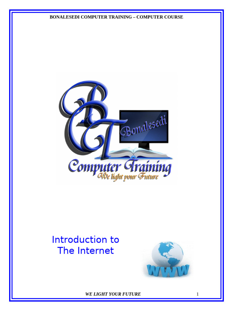 Introduction to Internet Basics | PDF | Client–Server Model | Internet