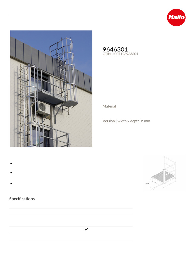 Hailo Work Und Rescue Platforms 9646301 en | PDF | Building Engineering ...