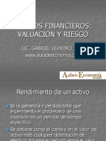 Valuacion de Activos Financieros