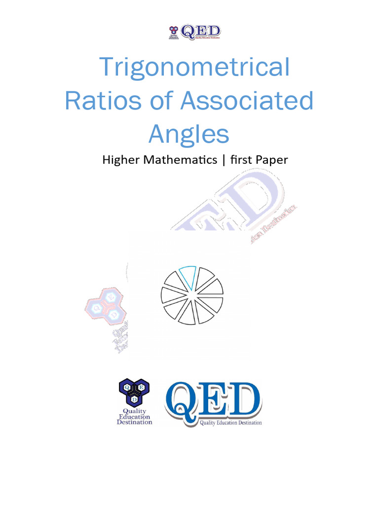 Trigonometric Ratios of Associated Angles | PDF | Trigonometric ...