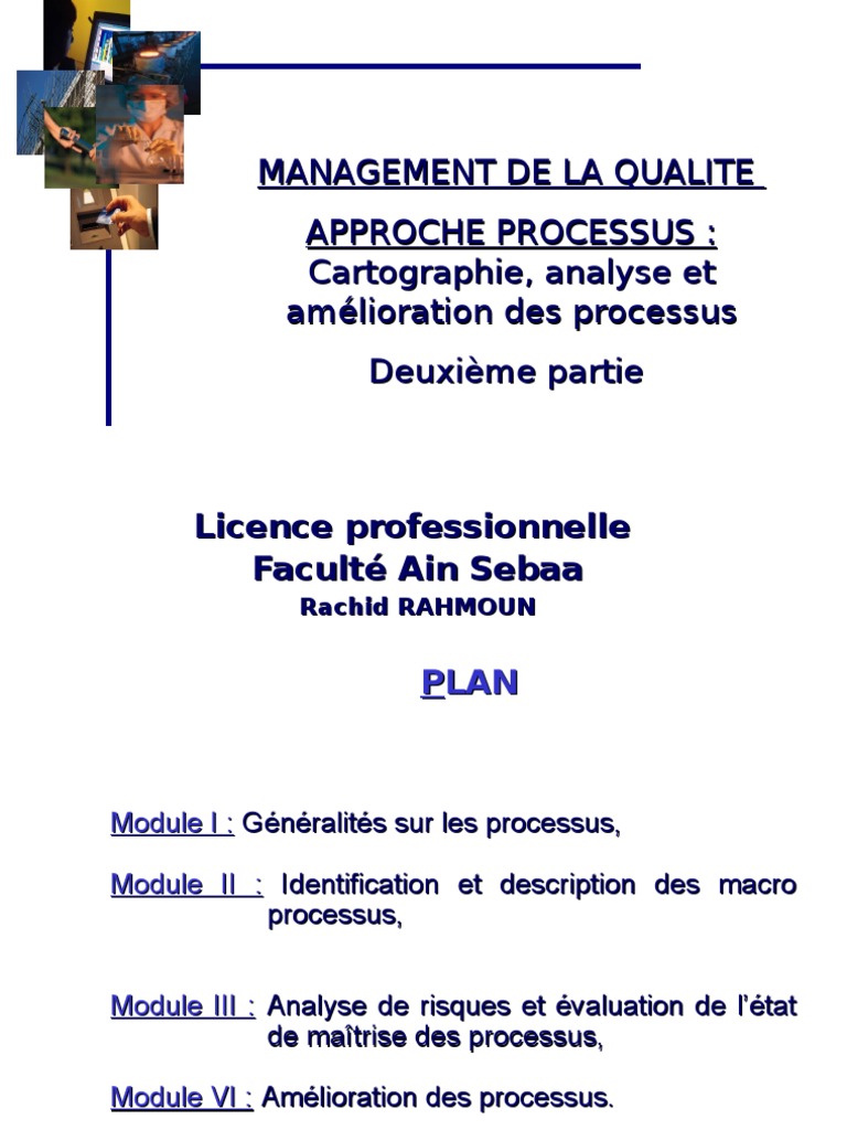 38263523 Cours Management de La Qualite Partie 2  Management de la