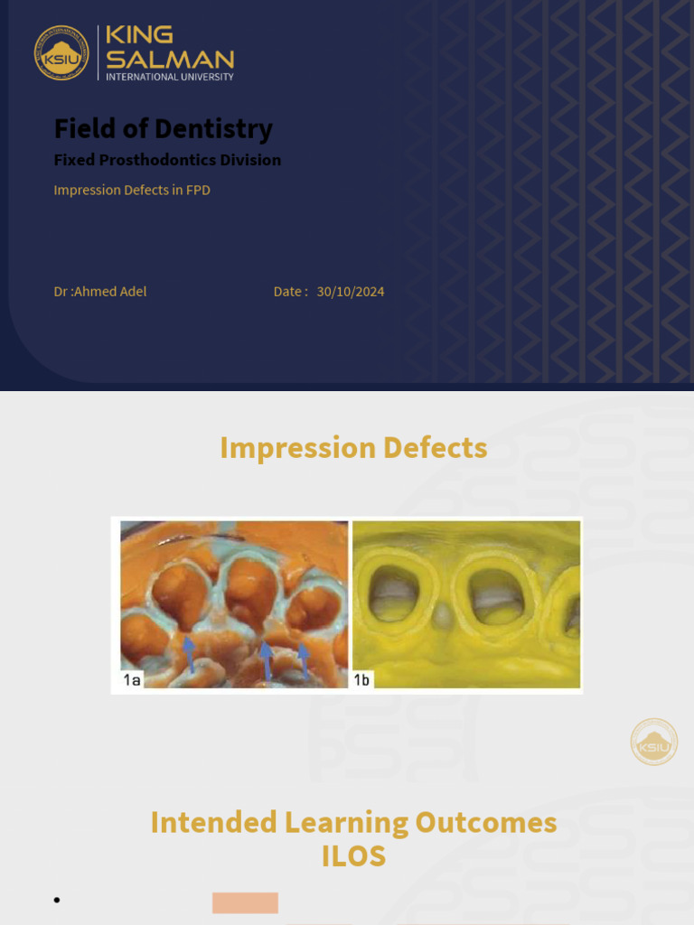 Avoiding Dental Impression Errors | PDF | Materials | Dentistry Branches