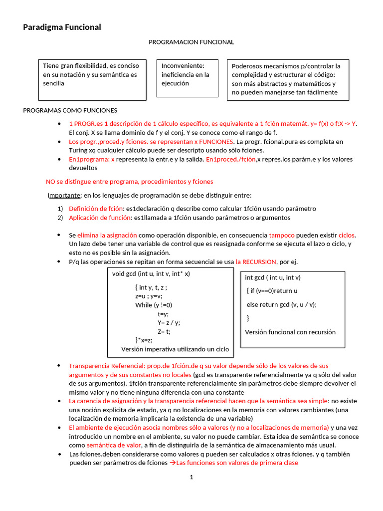 Introducción a la Programación Funcional | PDF | Programacion Funcional ...
