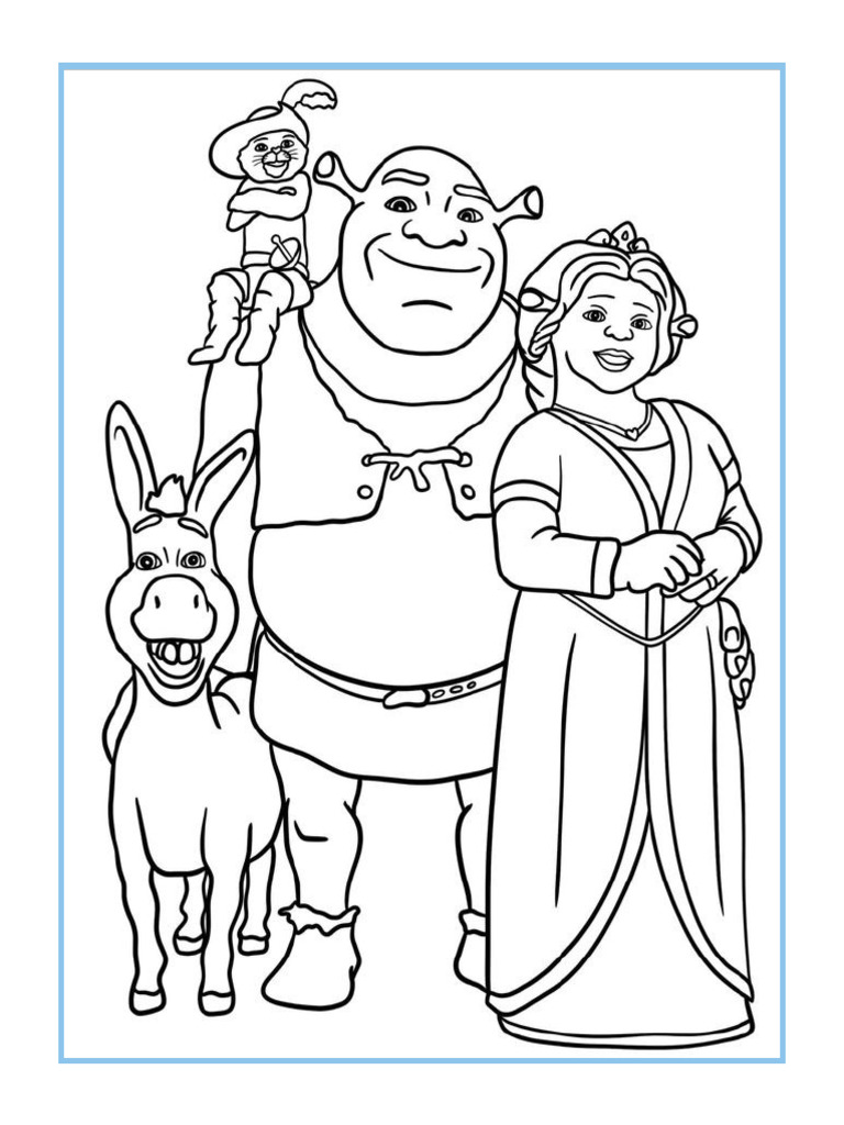 Sreck 2 para Colorear | PDF