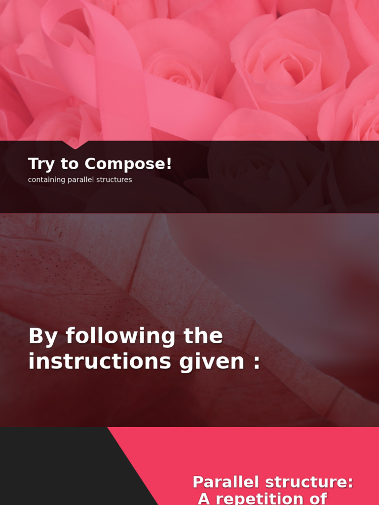 Try To Compose! ENGLISH-PRESENTATION | PDF