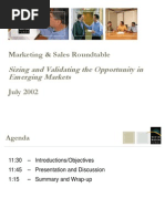 Sizing and Validating the Opportunity in Emerging Markets v2