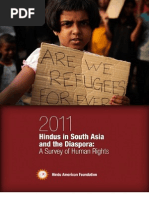 Download Hindus in South Asia  the Diaspora A Survey of Human Rights 2011 by Hindu American Foundation SN85355730 doc pdf