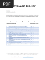 Escala de Tampa para Kinesiofobia | PDF | Dolor | Medicina CLINICA