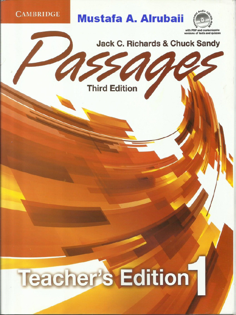 Passages 1 Teachers Book 3rd Edition | PDF Stage 1 Third Edition Teacher’s Manual