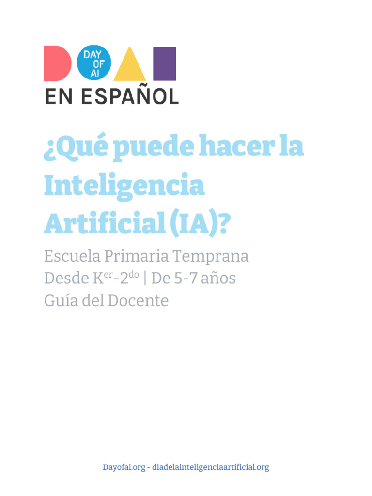Introducción a la IA para Niños | PDF | Inteligencia artificial ...