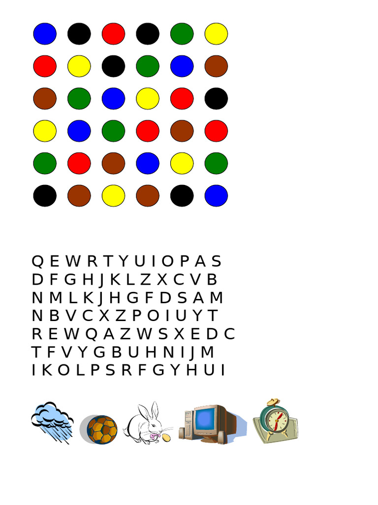 Random Letter and Number Grid | PDF