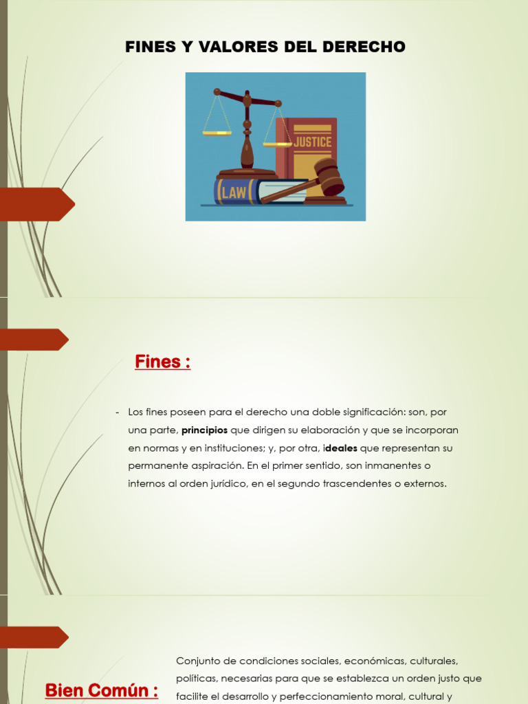 Fines y Valores Del Derecho | PDF | Justicia | Crimen y violencia