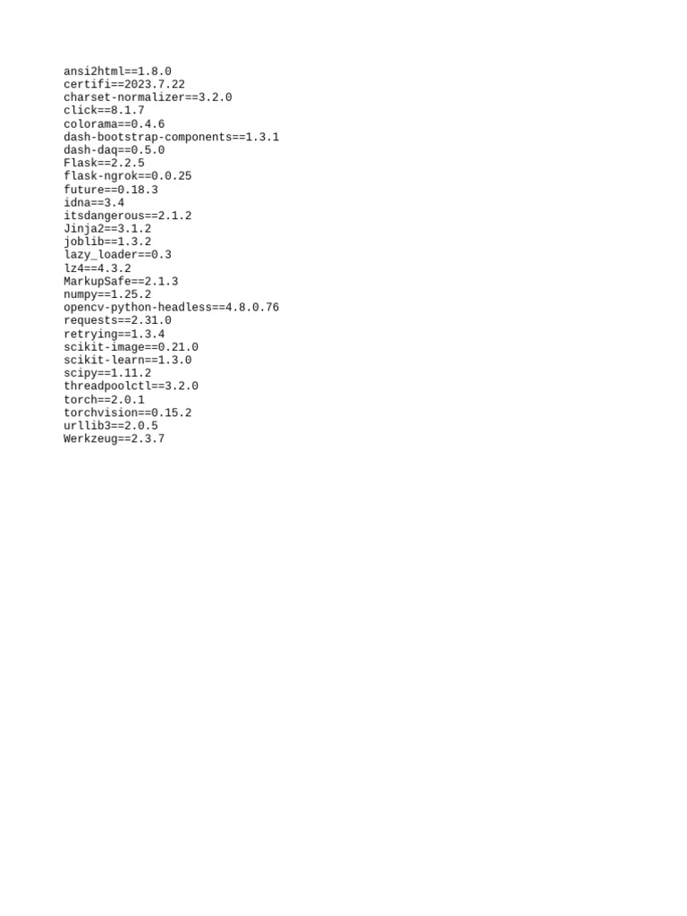 Python Package Dependencies List | PDF