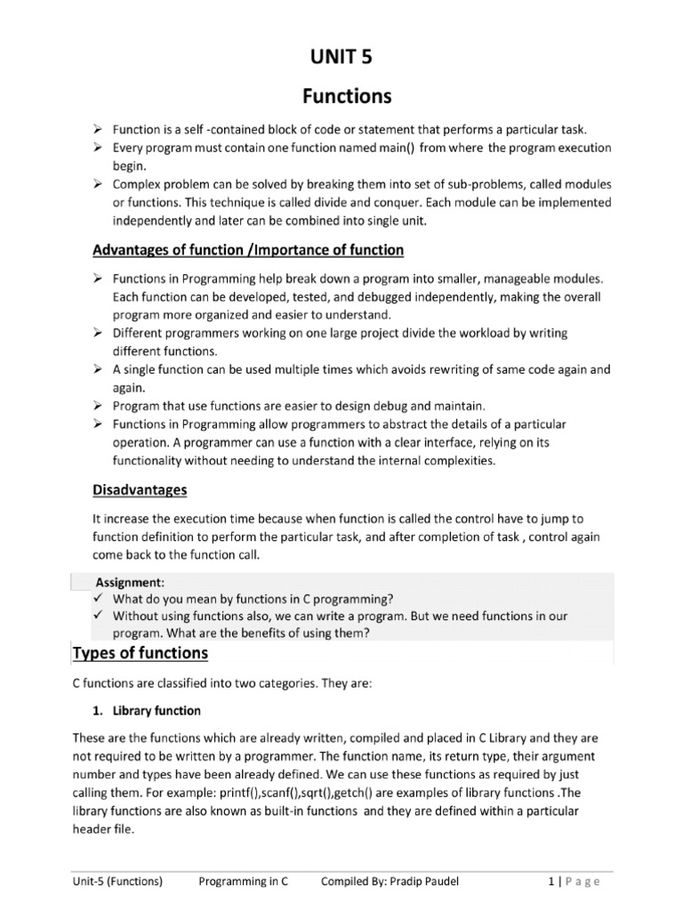 Unit 5 (Updated) | PDF