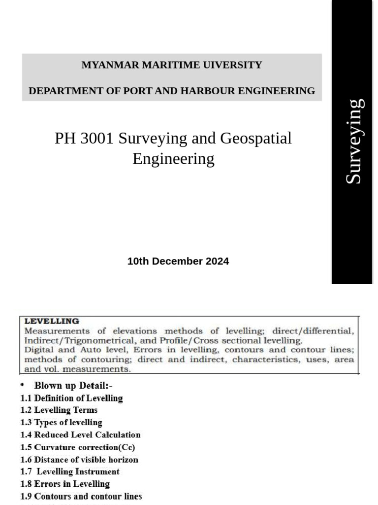 Surveying: Backsight and Foresight Methods | PDF