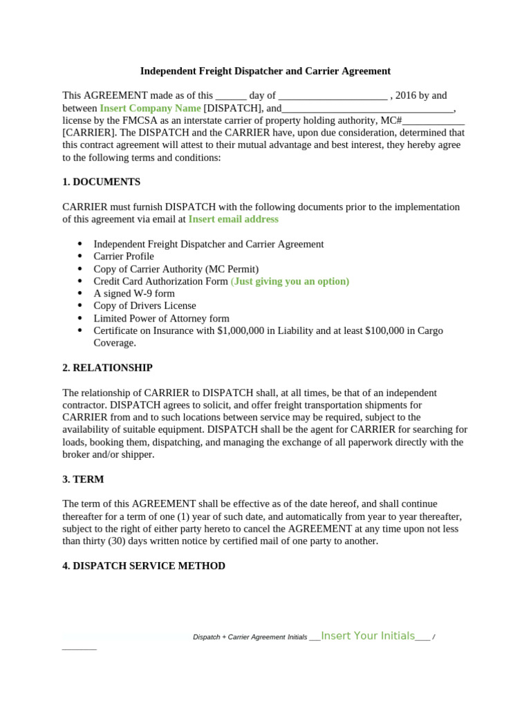 Manhattan Carrier Contract Agreement | PDF | Cargo | Indemnity