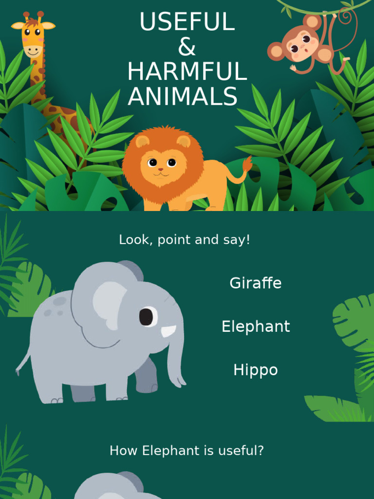 Useful and Harmful Animals Guide | PDF