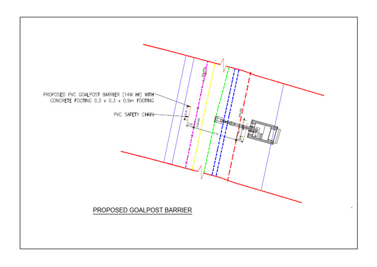 Goalpost Barrier (Plan) | PDF