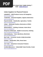 Exporter List of Indian Companies | PDF | Clothing | Consumer Goods