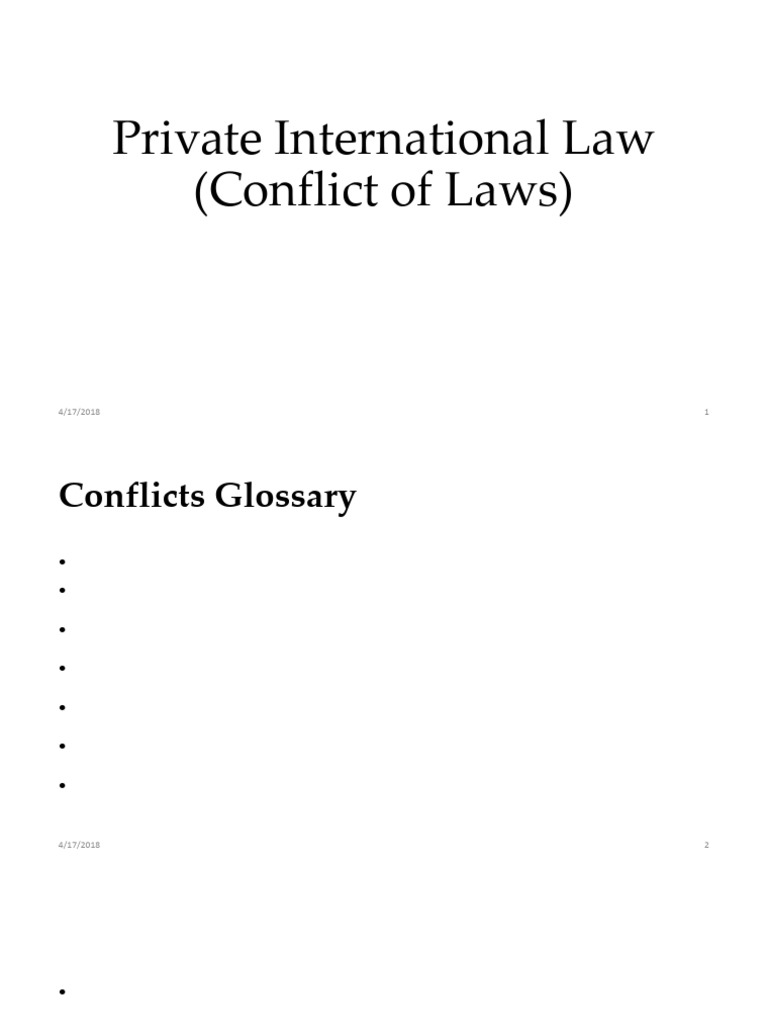 Understanding Private International Law | PDF | Personal Jurisdiction ...