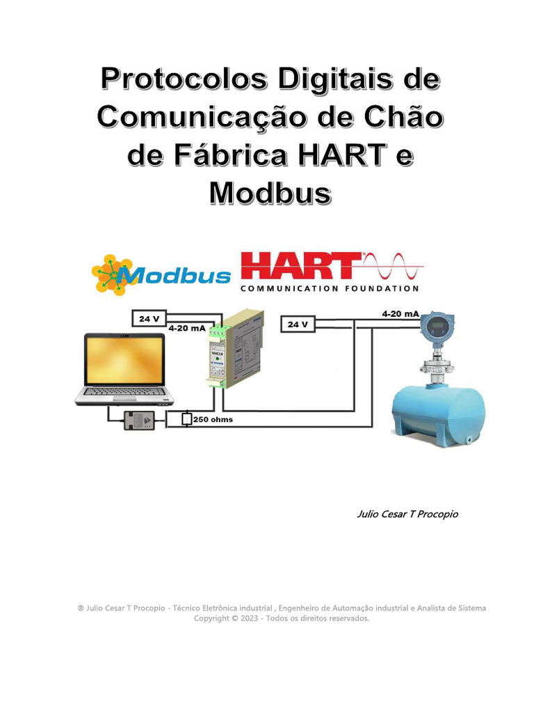 Protocolos HART e Modbus em 4-20 mA | PDF | Resistência elétrica e ...