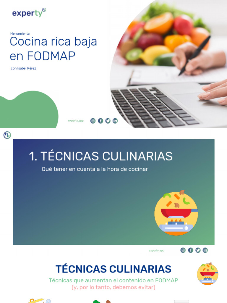 Experty Cocina Sabrosa FODMAP | PDF | Alimentos | Dieta