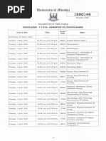 Practical Time Table | PDF