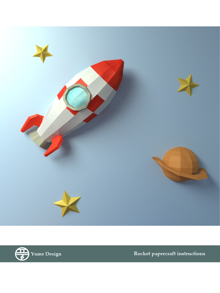 Rocket Papercraft Assembly Guide | PDF