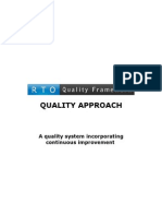 Quality Approach: A Quality System Incorporating Continuous Improvement