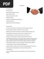 Personal Dossier Template | PDF