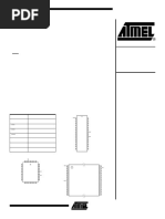 Atmel AT29C010A-90JU 1-Megabit Flash Memory PLCC32 - 128K X 8 5-Volt