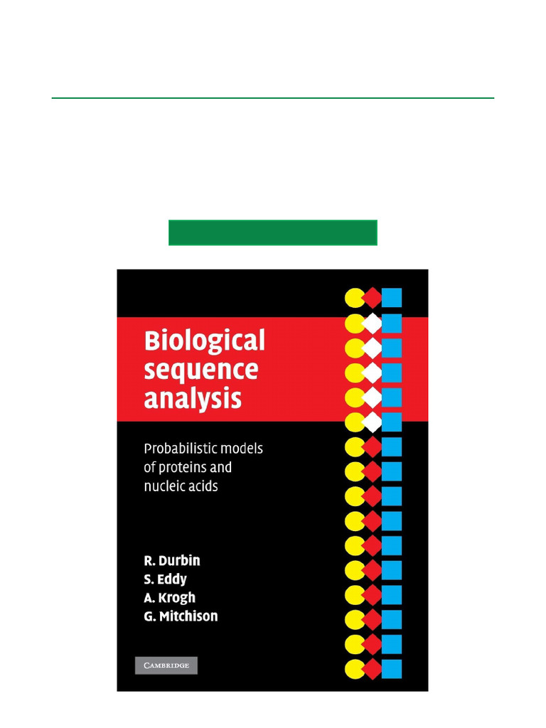 Biological Sequence Analysis Probabilistic Models of Proteins and ...