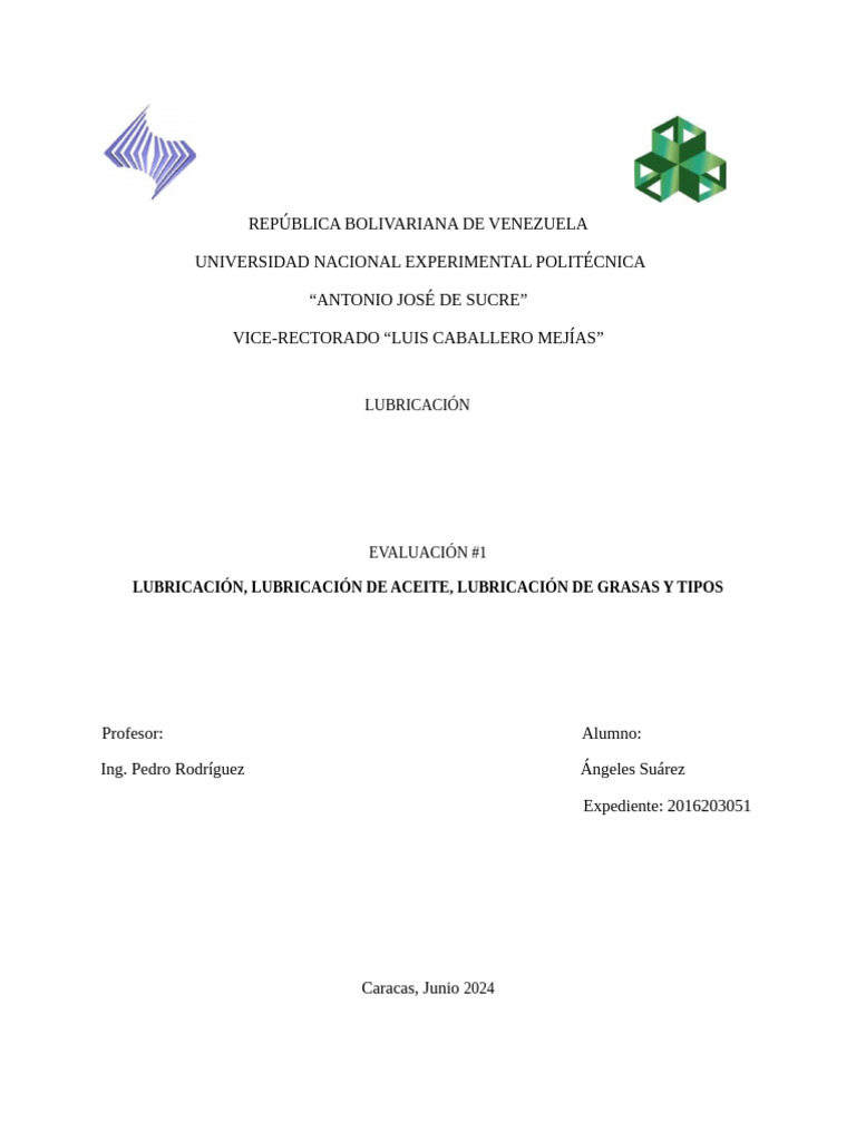 Tipos de Lubricación: Aceite y Grasa | PDF | Lubricante | Ingeniería ...
