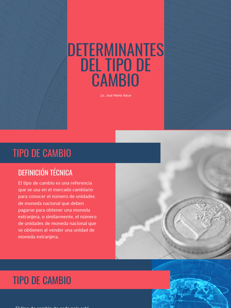 Determinantes del Tipo de Cambio | PDF | Tipo de cambio | Balance de pagos