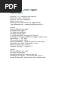 Fallin' Lyrics by Janno Gibbs | PDF