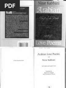 Arabian Love Poems Full Arabic and English Texts (Nizar Qabbani, Bassam K. Frangieh Etc.) (Z-lib.org)_text