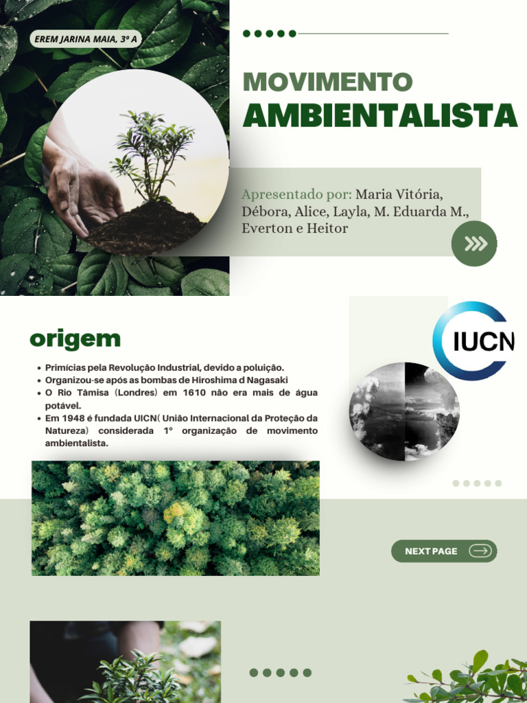 Movimento Ambientalista no Brasil: ONGs e Impactos | PDF