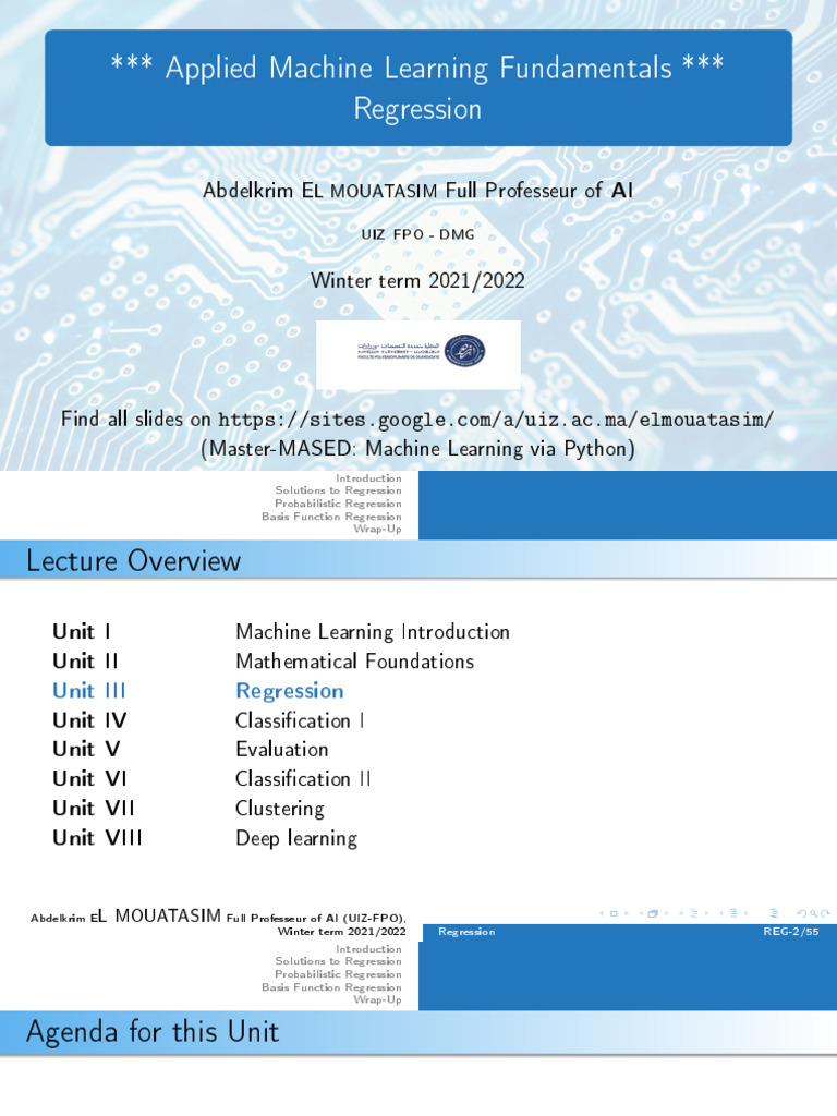 Machine Learning Regression Techniques | PDF | Regression Analysis ...
