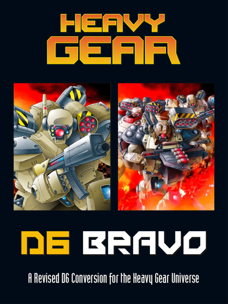 Revised Heavy Gear D6 Bravo Rules | PDF | Ammunition | Police