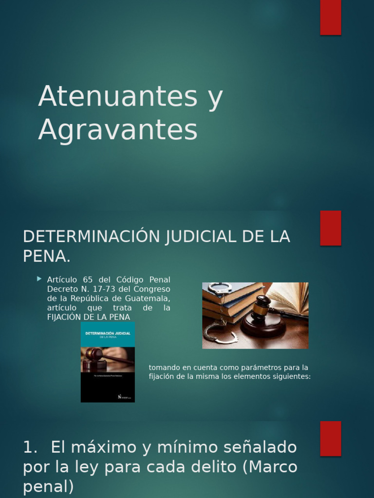 Atenuantes y Agravantes 1 | PDF