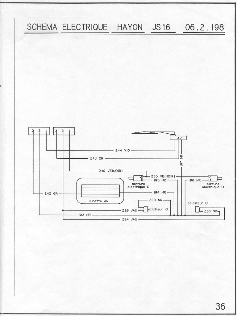 Schémas Électrique JS16 | PDF