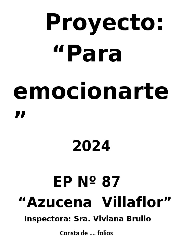 Educación Emocional en Niños 2024 | PDF | Aprendizaje | Las emociones