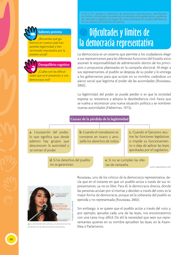Límites de la democracia representativa | PDF | Democracia | Ideologías ...