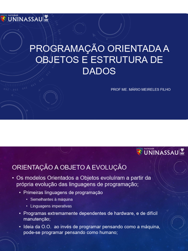 Programação Orientada a Objetos e Estruturas de Dados | PDF | Classe ...