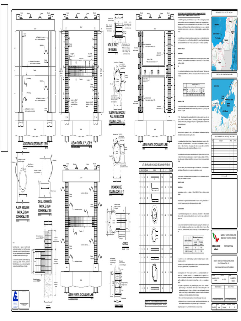 67.-ENCAMISADO COLUMNAS CON TRAVESAÑO EJE 91 (BAJO EST) | PDF ...